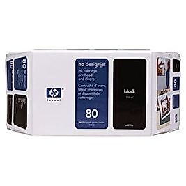 Hp 80 C4871A Siyah Back Orjinal 350 ML Kartuş 2012 Tarihli