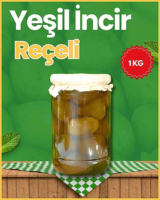 Yeşil İncir Reçeli 1000gr