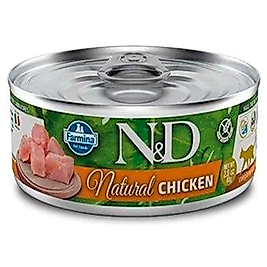 N&D Natural Tavuklu Yetişkin Kedi Konservesi 70 Gr