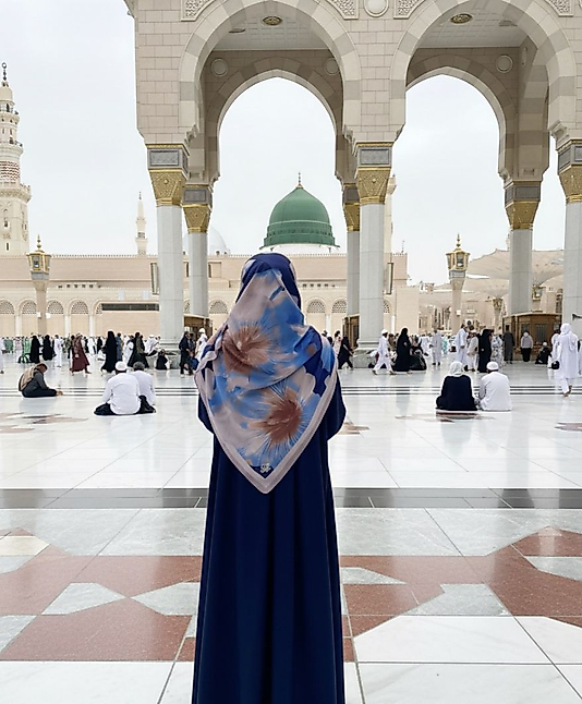 Flora Desen Büyük Boy Pamuklu Soft Eşarp