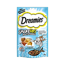 Dreamies ShakeUps Multivitaminli Deniz Ürünleri Kedi Ödül Maması (55 g)