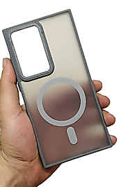 Samsung Galaxy S24 Ultra Magsafe Mat Gri Telefon Kılıfı