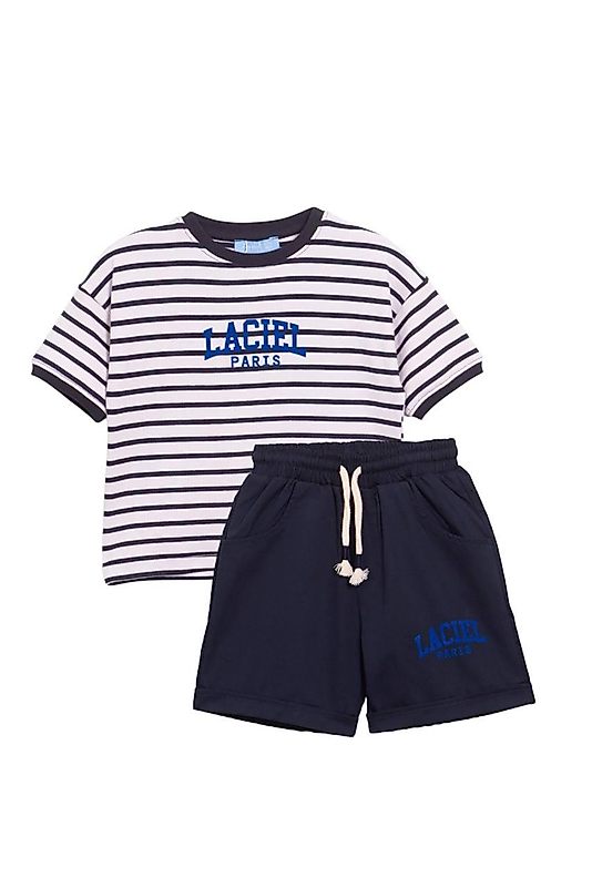 La’ciel Paris Dokuma Şortlu takım