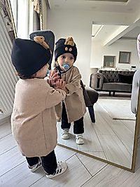 Ünisex Kase Ceket vizon Renk