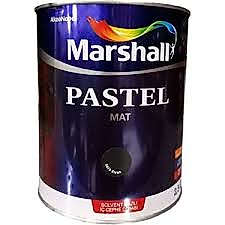 marshall pastel mat sentetik boya siyah 2,5 lt