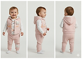 KEDİLİ 3'LÜ LÜX TAKIM