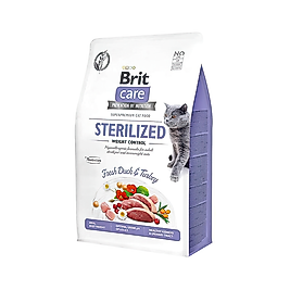 Brit Care Hipoalerjenik Tahılsız Ördek Etli ve Hindi Etli Kısırlaştırılmış Kedi Maması (2 kg)