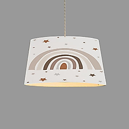 Minibabyroom  Gökkuşağı 2 Temalı Çocuk Odası Sarkıt Avize