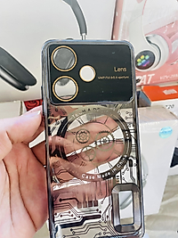 İnfinix Hot 30 Lens Korumalı Telefon Kılıfı Antrasit Siyah