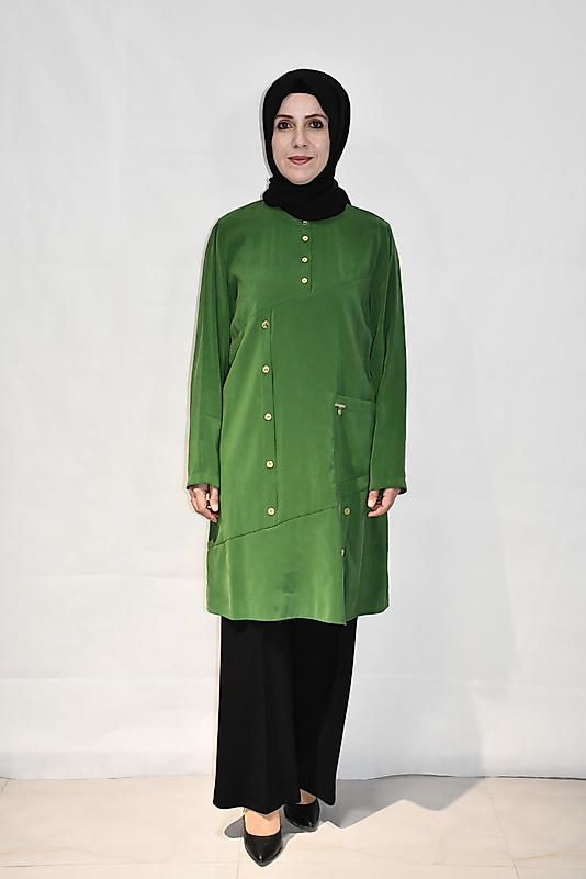 Metal Düğmeli Tunik