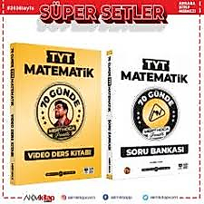 2026 Tyt 70 Günde Matematik Kampı Video Ders Kitabı Ve Tyt Matematik Soru Bankası Seti