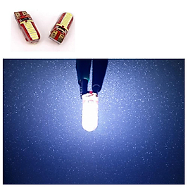( 2 X ADET ) 1 TAKIM LED T10 DİPSİZ AMPUL 24V 24 SMD SİLİKON LED WHITE ( 24 LED DİPSİZ AMPUL BEYAZ )