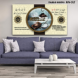 MERCAN MOBİLYA VE AKSESUAR ,130*70   ŞAHADET TEVHİD KANVAS TABLO