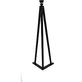 Firkete Sehpa Ayağı Metal 52 Cm Siyah