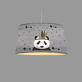 Minibabyroom  Kızılderili Panda Temalı Çocuk Odası Sarkıt Avize