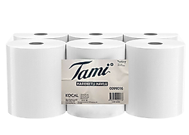 Tami Hareketli Kağıt Havlu 21 cm - 2,5 kg - 6'lı paket