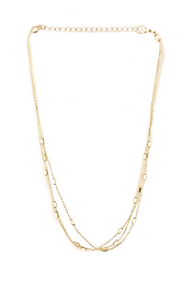 Gold Ince Zincir Kolye
