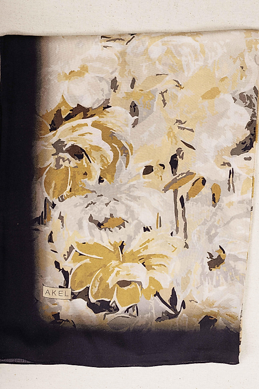 FLOOR İPEK ŞAL İTALYAN DİKİŞİ DESEN-2