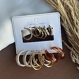 Kahverengi Küpe Seti