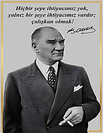 ATATÜRK POSTER YAZI