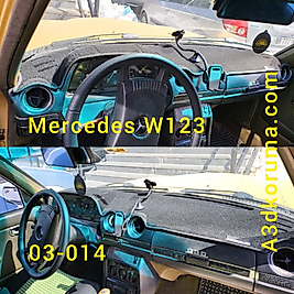 Mercedes W123 Konsol Torpido 3D Koruma