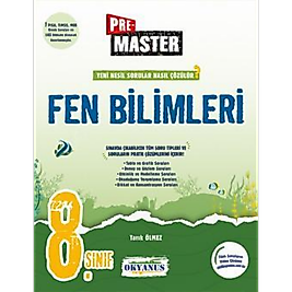 8. Sınıf Pre Master Fen Bilimleri Soru Bankası