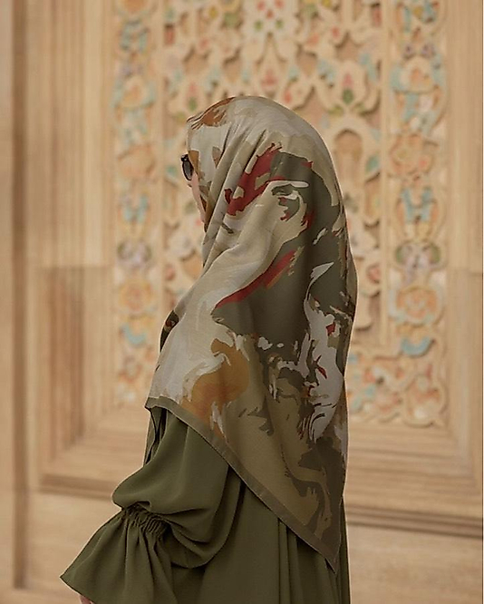 Erva Desen Büyük Boy Soft Eşarp