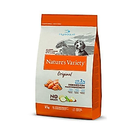 Natures Varierty Dog No Grain Junior Salmon 10 Kg