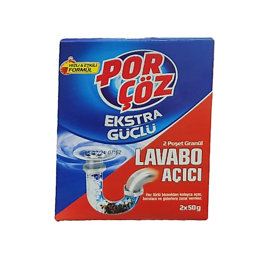 PORÇÖZ LAVABO AÇICI 2X50 G
