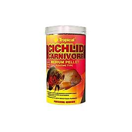 Tropikal Cichlid Etçil Orta Boy Pelet 250Gr