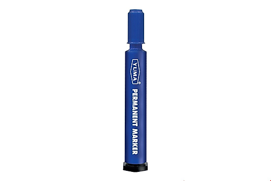 YUMA KOLİ KALEMİ KEÇELİ KALEM MARKER KALEMİ MAVİ ( 3 ADET )