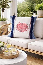 Püsküllü Marin Kırlent