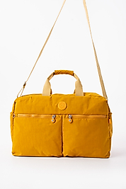 NEMO BAGS Sarı Seyahat Çantası, Orta Boy, Valiz Askılı Bavul, Klinkır Su Geçirmez Kumaş Spor Çantası, 46x30cm