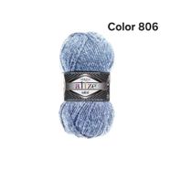 ALİZE SUPERLANA MİDİ COLOR 806-JASPE MAVİ