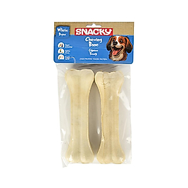 Snacky Beyaz Köpek Çiğneme Kemiği (15 cm)