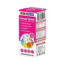 Kiki Excellent Kuşlar İçin Immune System 25 ml