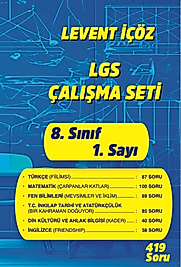 Lgs tüm dersler çalışma seti 1.sayı