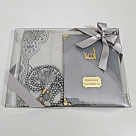 Gri Seccadeli ipek Set