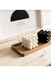 Hanedan Home Siyah Ve Beyaz Renk Kokulu Bubble Mum