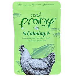 Pramy Calming Jöle İçinde Somonlu Ve Tavuklu Yetişkin Kedi Maması 70G