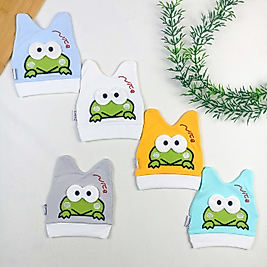 Kurbağa Penye Bere / 0-6 Ay