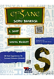 Açı Yayınları 6. Sınıf Sosyal Bilgiler EFSANE Soru Bankası