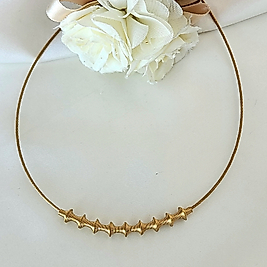 Choker Yay Çelik Kolye(38cm+6cm)