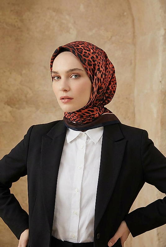 Spring Eşarp Leopar Yeni Desen