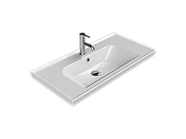 TURKUAZ Etajerli Lavabo, Frame, 100x45 cm