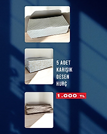 5'Lİ KARIŞIK DESEN HURÇ / KAMPANYALI
