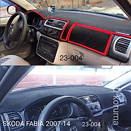 Skoda Fabia 2007-2014 Konsol Torpido 3D Koruma