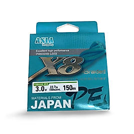 Asia 0,28 mm 8x 150 m İp Misina (Koyu Yeşil)