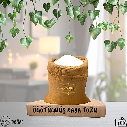 Çankırı Kaya Tuzu Öğütülmüş 1 KG | Sofralık Doğal Mineral Deposu