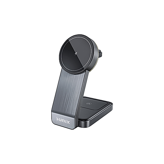 SUNIX MG-50 3İN 1WİRELESS ŞARJ STAND 15W HIZLI ŞARJ